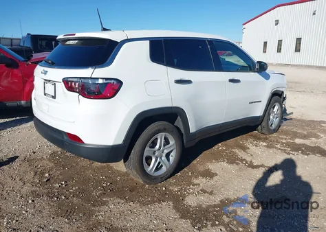 2024 Jeep Compass Sport 4X4 from USA, damaged, VIN 3C4NJDAN2RT583448